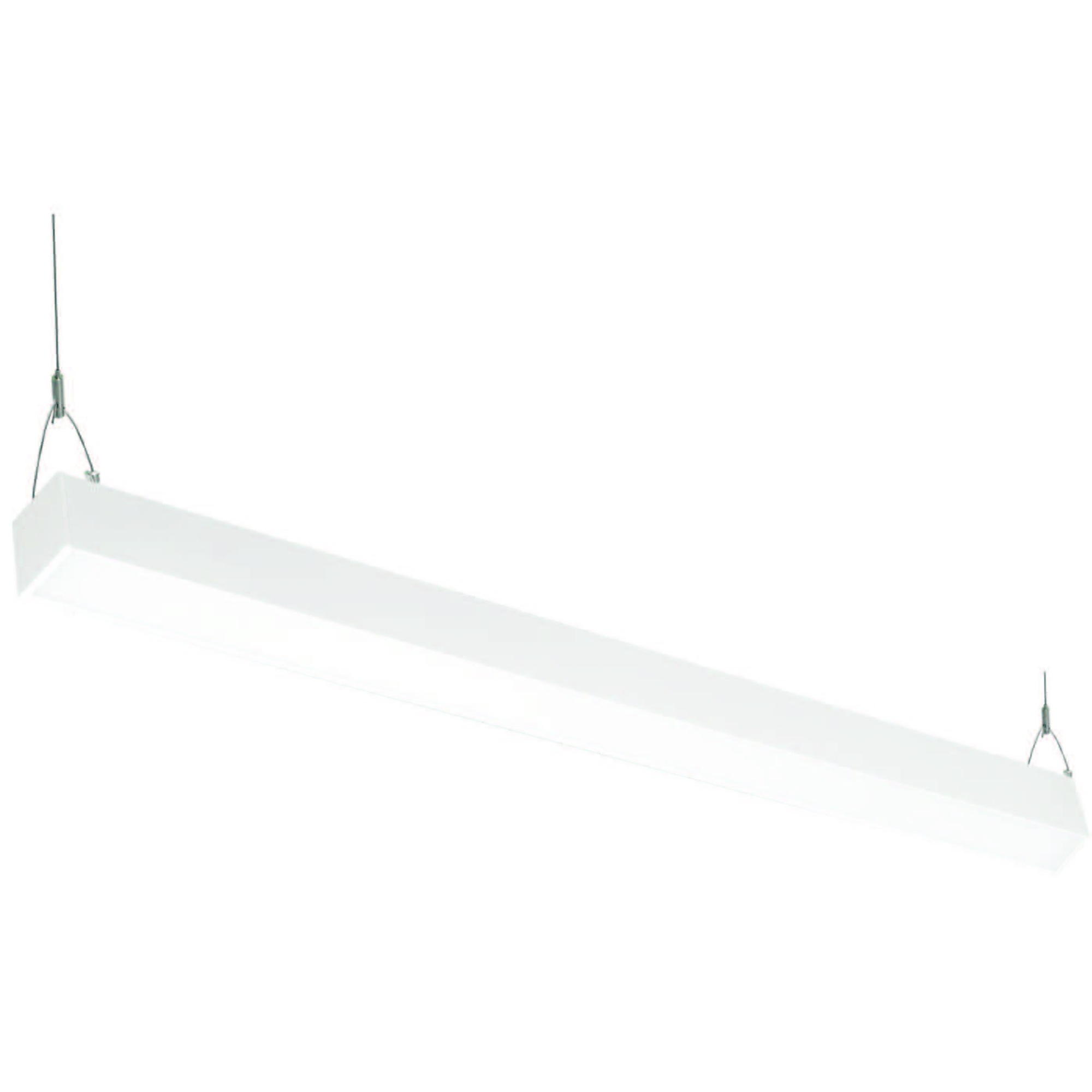 Honya LED Suspended Up and Down Linear Light 8FT/ 100W/ White Finish / Linkable